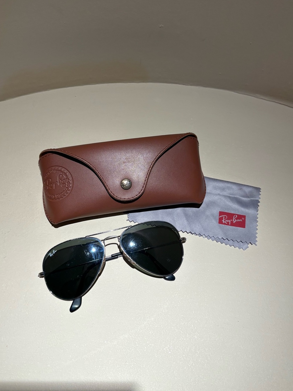 Ray Bans: Aviators (‘large metal’) sunglasses
